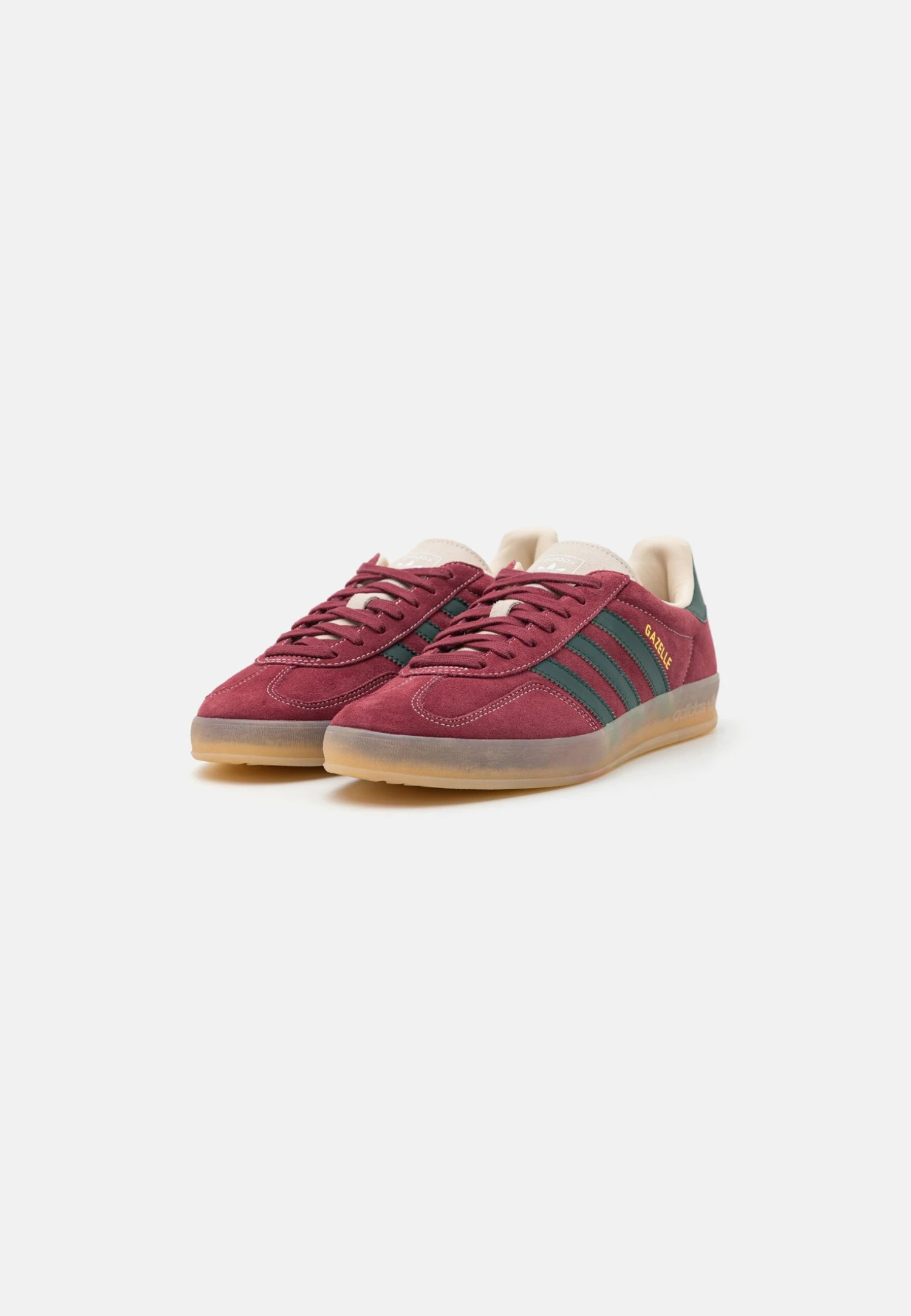 Adidas Originals GAZELLE INDOOR UNISEX - Baskets Basses - Shadow Red/shadow Green/white 2 Adidas Originals GAZELLE INDOOR UNISEX - Baskets Basses - Shadow Red/shadow Green/white – Image 2