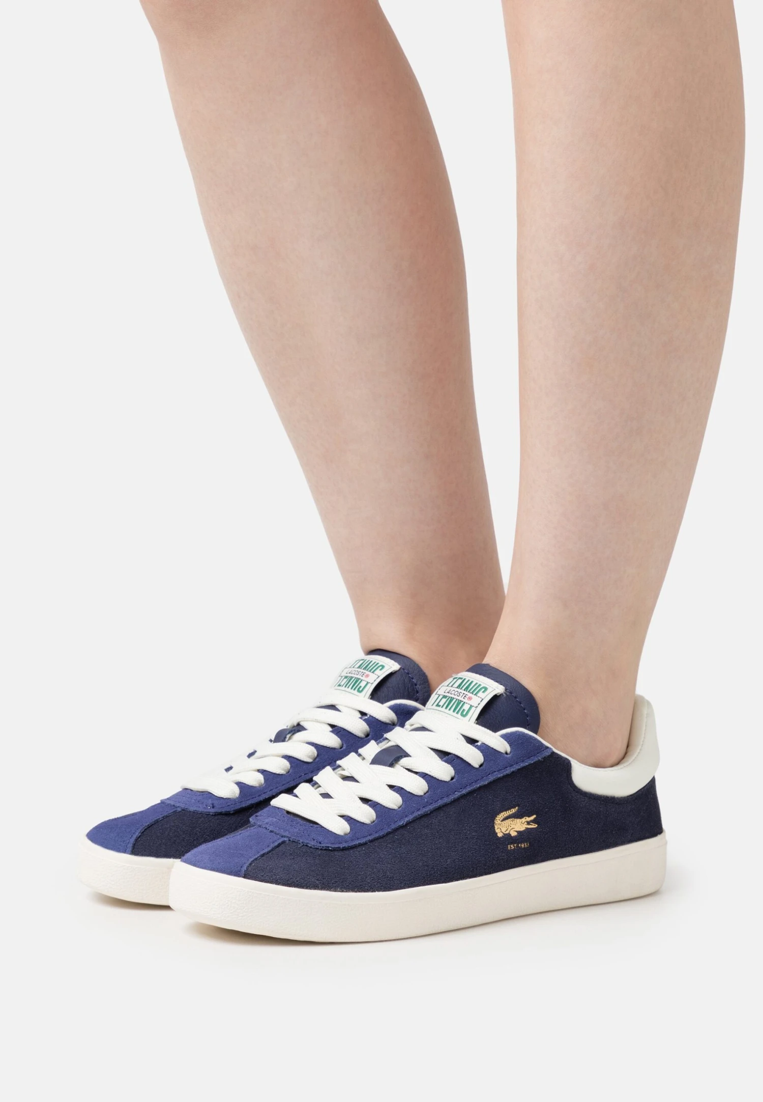 Lacoste Baseshot - Baskets Basses - Navy/Off White 1 Lacoste Baseshot - Baskets Basses - Navy/Off White