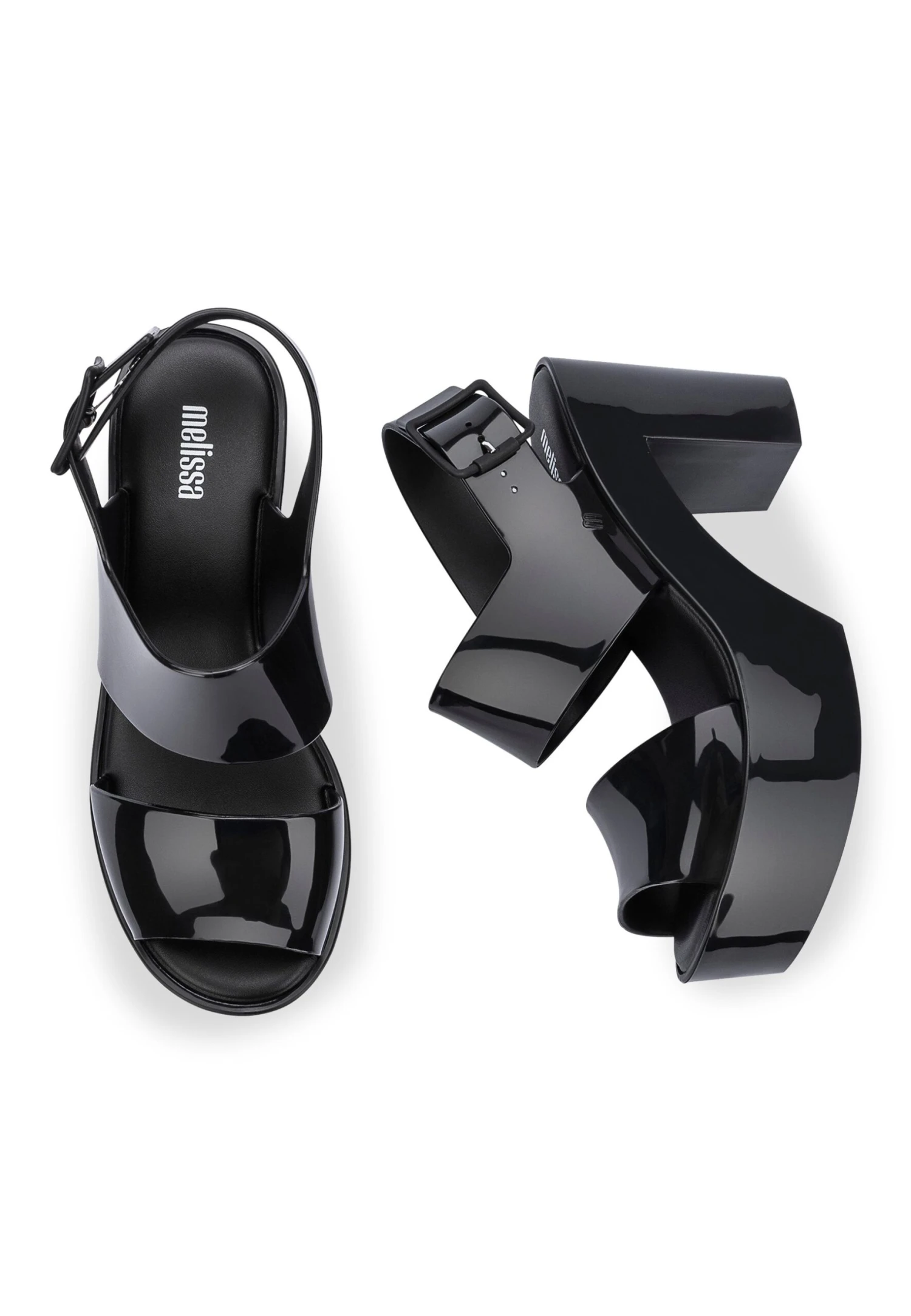 Melissa Sandales À Plateforme - Black 3 Melissa Sandales À Plateforme - Black – Image 3