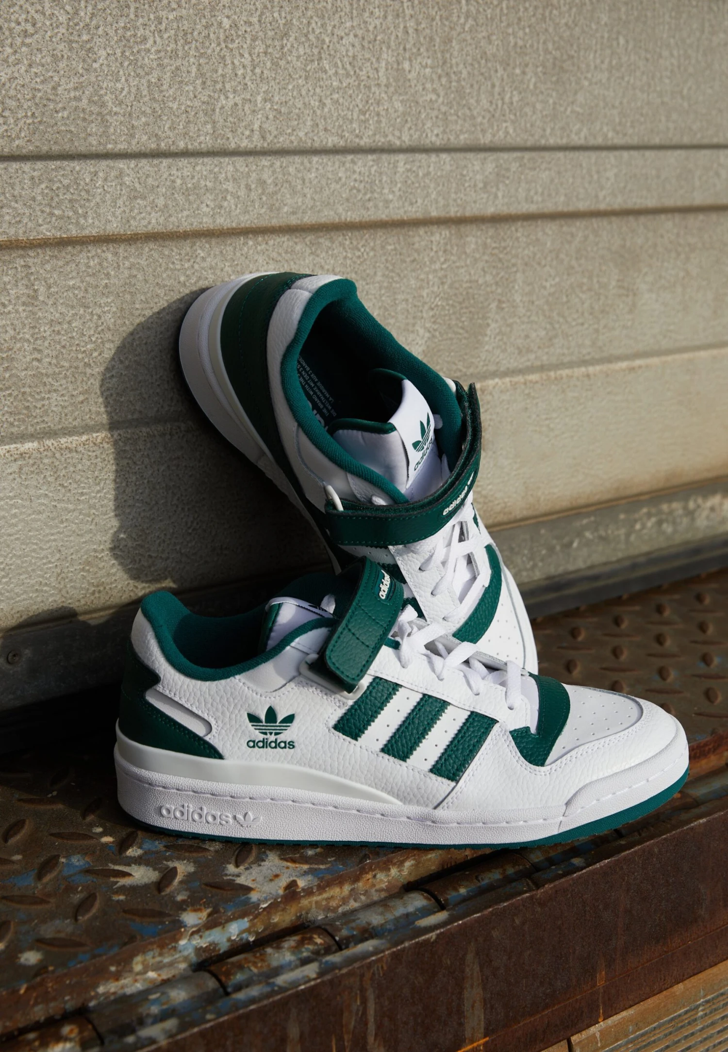 Adidas Originals Forum Low Unisex - Baskets Basses - White/Collegiate Green/White 2 Adidas Originals Forum Low Unisex - Baskets Basses - White/Collegiate Green/White – Image 2