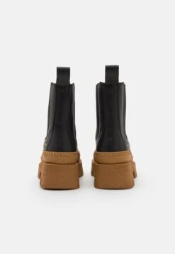 COPENHAGEN Cph686 - Bottines À Plateau - Black/Cognac -Tamaris Boutique 1e0a1dfaef404686b76a7a4e213b58f1
