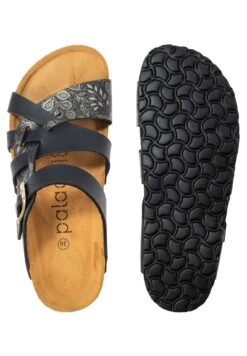 Kreta - Mules - Black-Gold Ornament -Tamaris Boutique 1e81d918e9984a26a59923cd1d865264