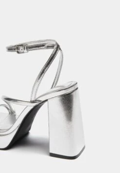 PULL & BEAR Sandales À Plateforme - Silver Coloured -Tamaris Boutique 285c4f9eb5ed4f48815c8cf1bc584c27