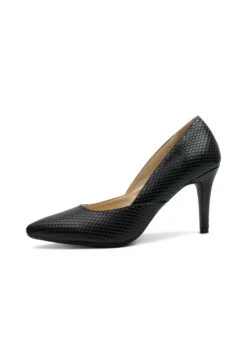Carlotta - Escarpins À Talons Hauts - Black Waxed
