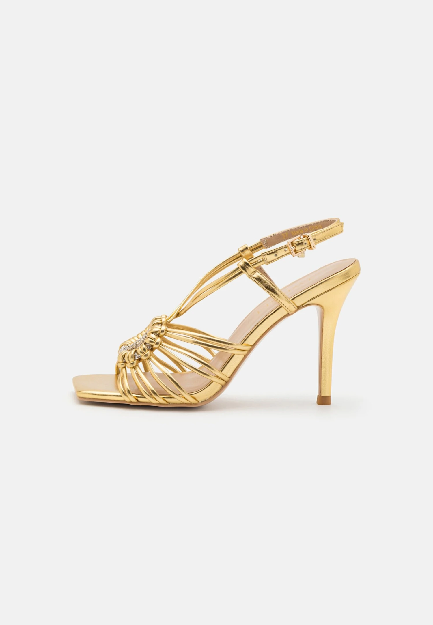 TWINSET Gabietta Oval - Sandales À Talons Hauts - Gold 1 TWINSET Gabietta Oval - Sandales À Talons Hauts - Gold