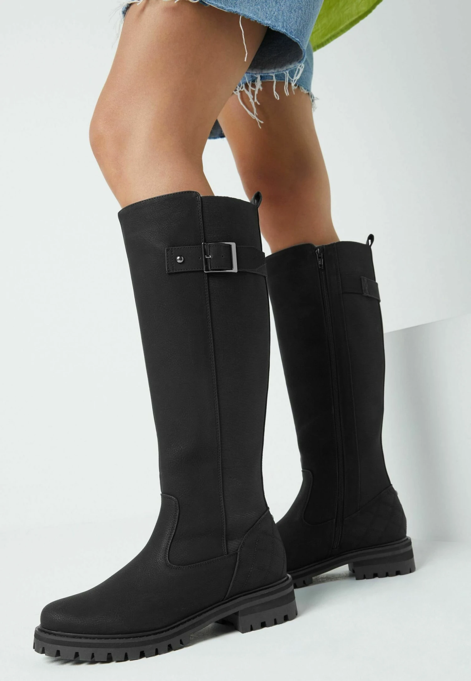 Next Forever Comfort® Stitch Detail Knee High Regular/Wid - Bottes À Plateau - Black 2 Next Forever Comfort® Stitch Detail Knee High Regular/Wid - Bottes À Plateau - Black – Image 2