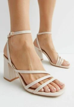 New Look Strappy - Sandales À Talons Hauts - Off White