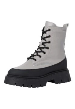 Tamaris Stiefelette - Bottines À Plateau - Grey Lea. Blk -Tamaris Boutique 33ac8d4457154b99845fbfa814c91436