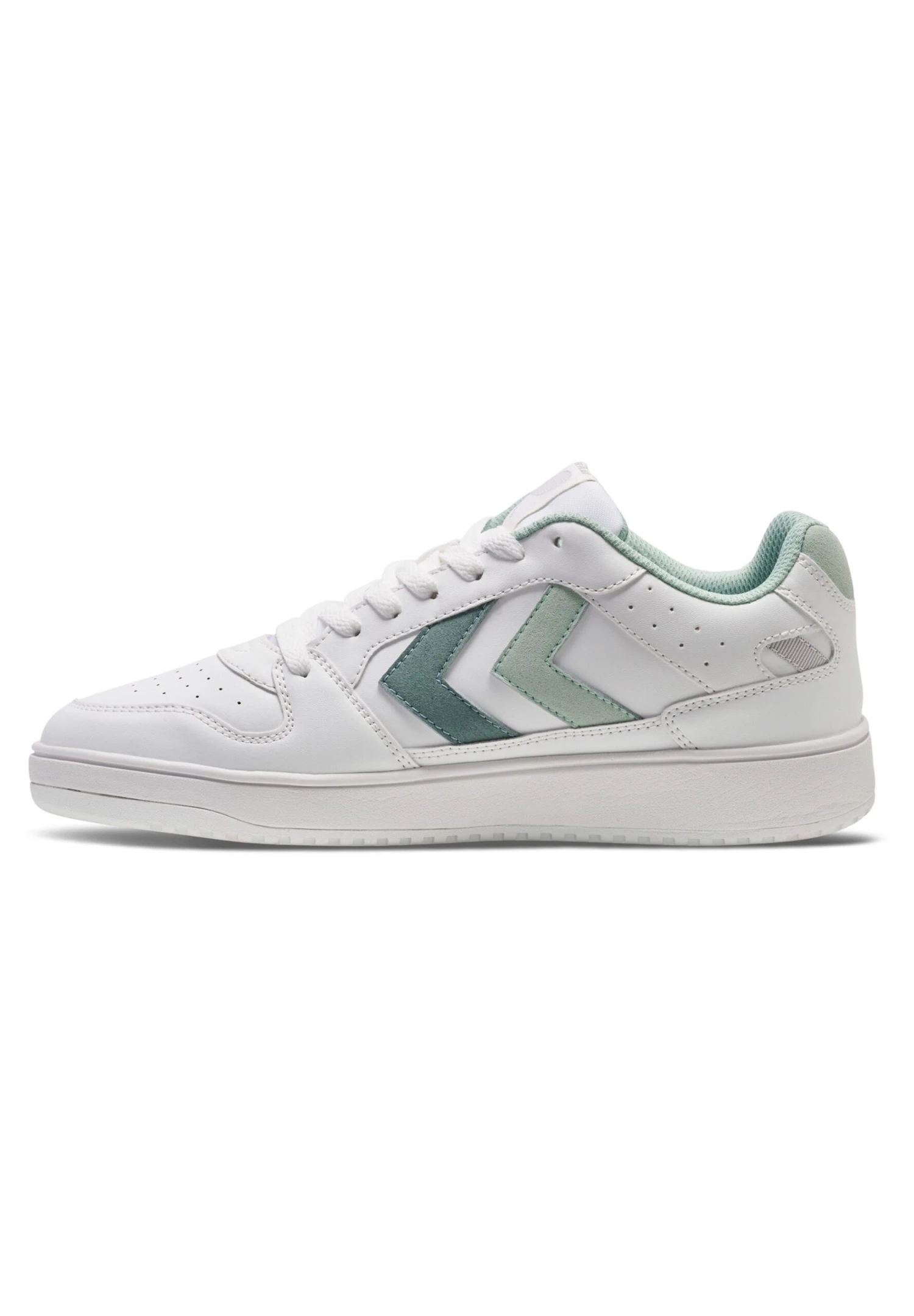 Hummel St Power Play Wmns - Baskets Basses - White/Erayish Green 6 Hummel St Power Play Wmns - Baskets Basses - White/Erayish Green – Image 6