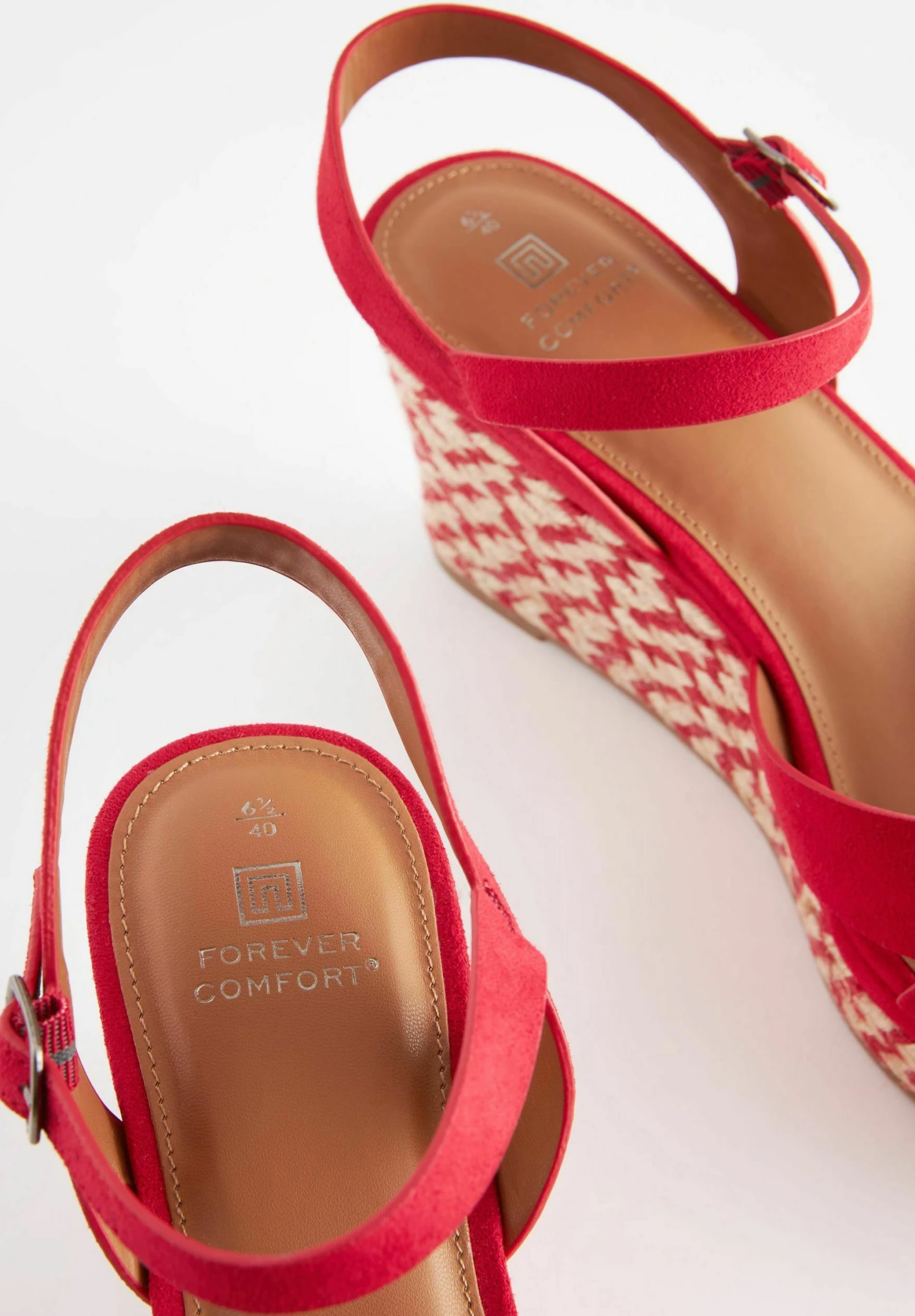 Next Forever Comfort Open Toe - Espadrilles - Red 6 Next Forever Comfort Open Toe - Espadrilles - Red – Image 6