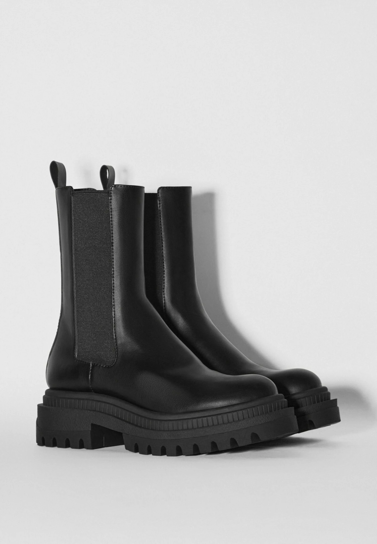 BERSHKA With Elastic Panels - Bottines À Plateau - Black 3 BERSHKA With Elastic Panels - Bottines À Plateau - Black – Image 3