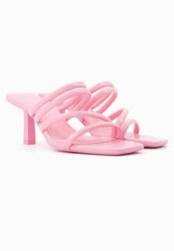 BERSHKA Strappy Stiletto - Mules À Talons - Pink -Tamaris Boutique 3cff8ccb9a9643c7b1b0796a5b7b03dc