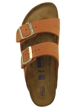 Birkenstock Arizona Sfb Nubuck Narrow - Mules - Pecan -Tamaris Boutique 3dda334af595443da6c6f1b85d56e87b
