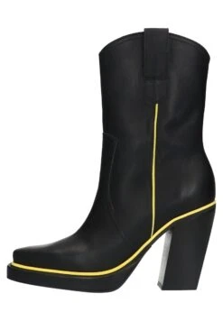 Mit Details - Bottines À Plateau - Black