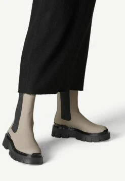 Tamaris Bottines À Plateau - Taupe