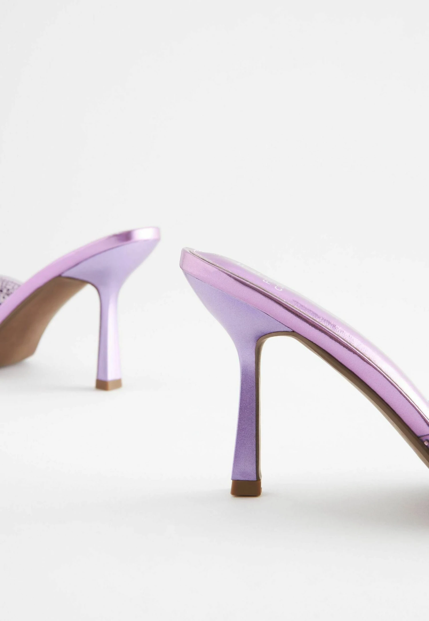 Next Forever Comfort Vinyl Jewel - Mules À Talons - Lilac Purple 3 Next Forever Comfort Vinyl Jewel - Mules À Talons - Lilac Purple – Image 3