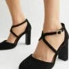 New Look Wide Fit Court - Escarpins À Talons Hauts - Black