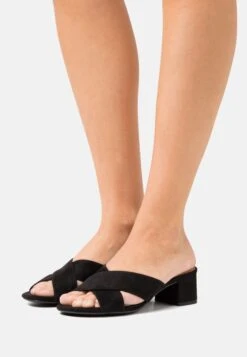 Tamaris Online Exclusive - Mules À Talons - Black