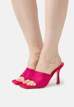 Mules À Talons - Fushia