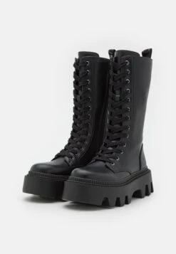 Buffalo Flora Laceup - Bottes À Lacets - Black 8 Buffalo Flora Laceup - Bottes À Lacets - Black -Tamaris Boutique 57862a70322243b6a2943c436f1867aa