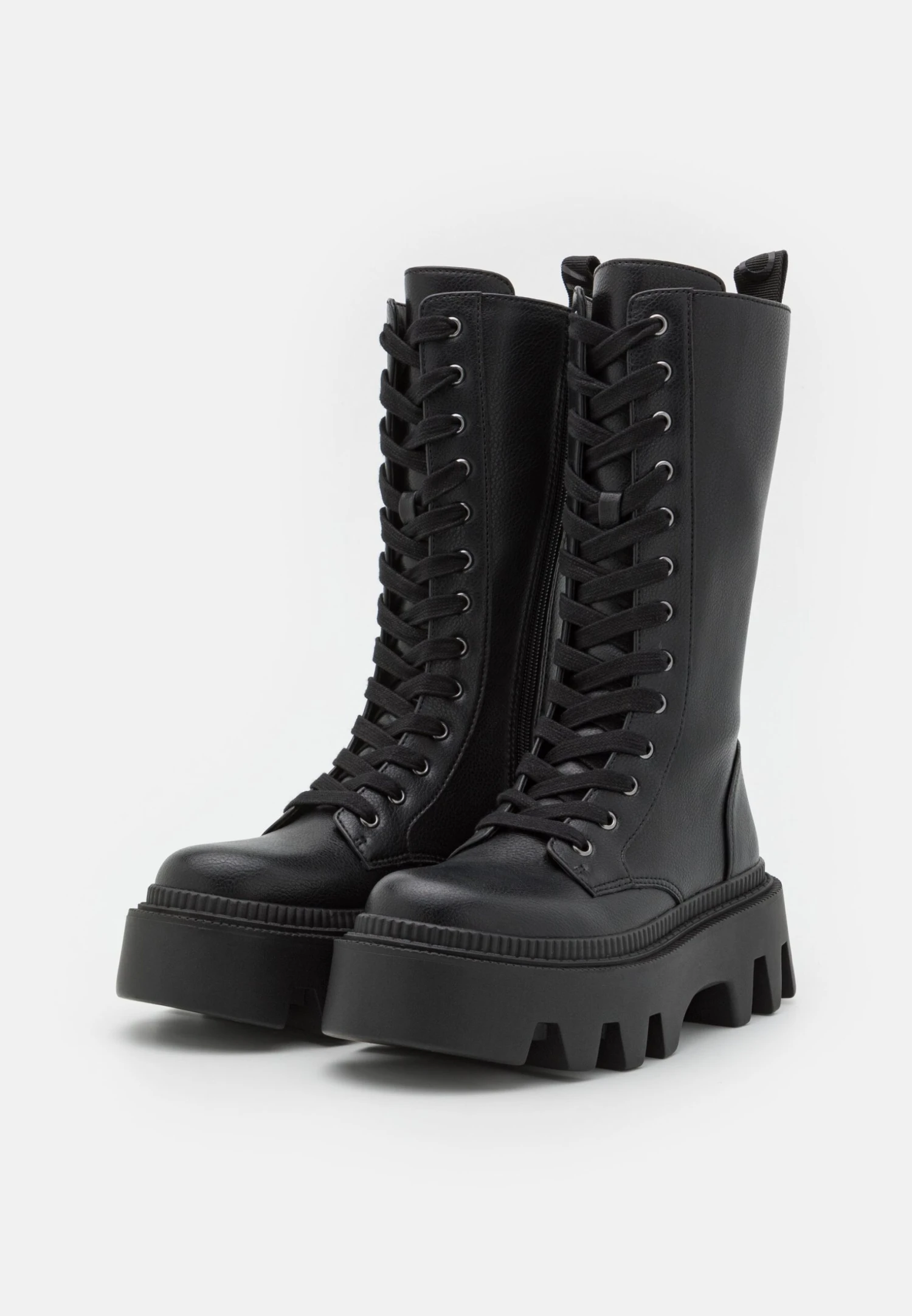 Buffalo Flora Laceup - Bottes À Lacets - Black 3 Buffalo Flora Laceup - Bottes À Lacets - Black – Image 3