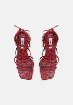 NA-KD Strappy Funnel - Sandales À Talons Hauts - Red -Tamaris Boutique 5aab1302d9624f6f954b9277b6c91d33
