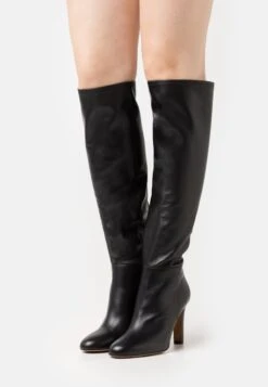 Nouvelles Arrivées 5 San Marina Bottes À Talons Hauts - Noir