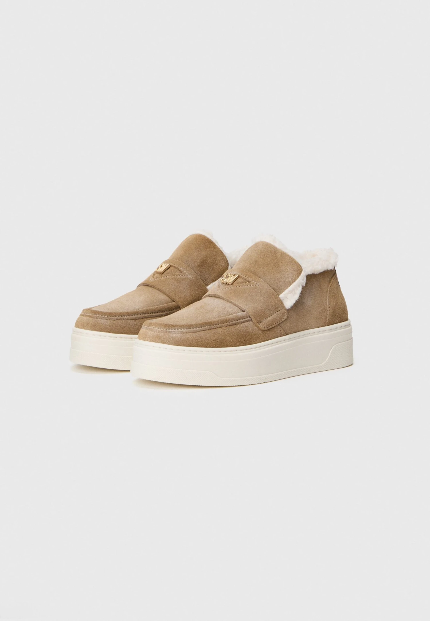 Steve Madden MYA - Baskets Basses - Taupe 2 Steve Madden MYA - Baskets Basses - Taupe – Image 2
