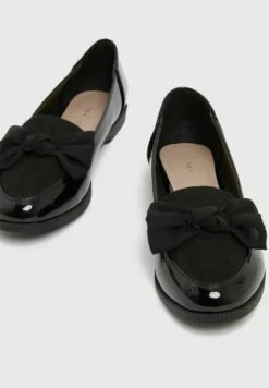 New Look Rounded Bow Front Loafers - Mocassins - Black -Tamaris Boutique 673504256421492d8b5777021cd7aa94