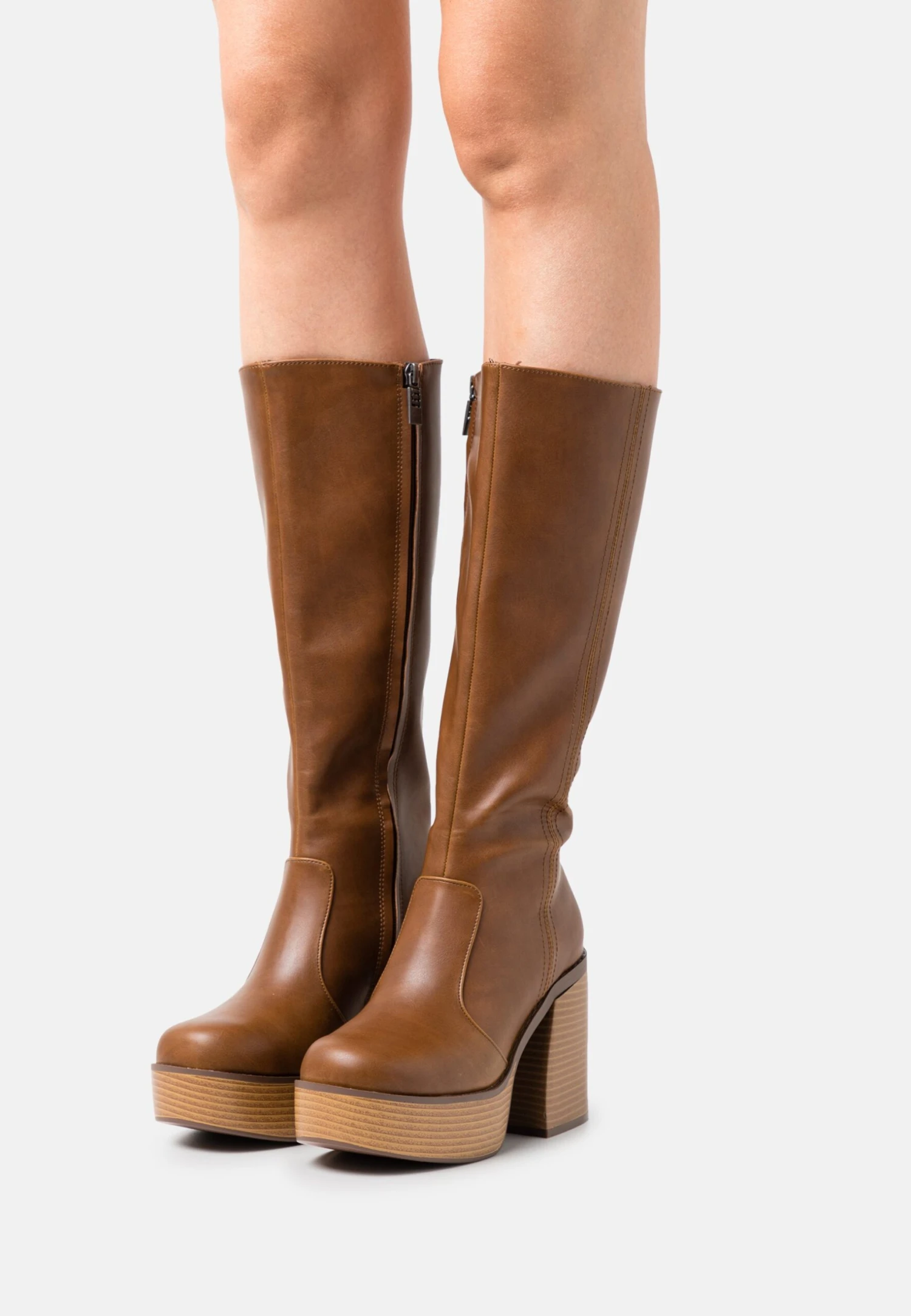 MTNG Setenta - Bottes À Plateau - Brown 1 MTNG Setenta - Bottes À Plateau - Brown