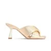 Kazar Eola-Mules On A Heel Shaped Like A Hourglass - Sandales À Talons Hauts - Gold