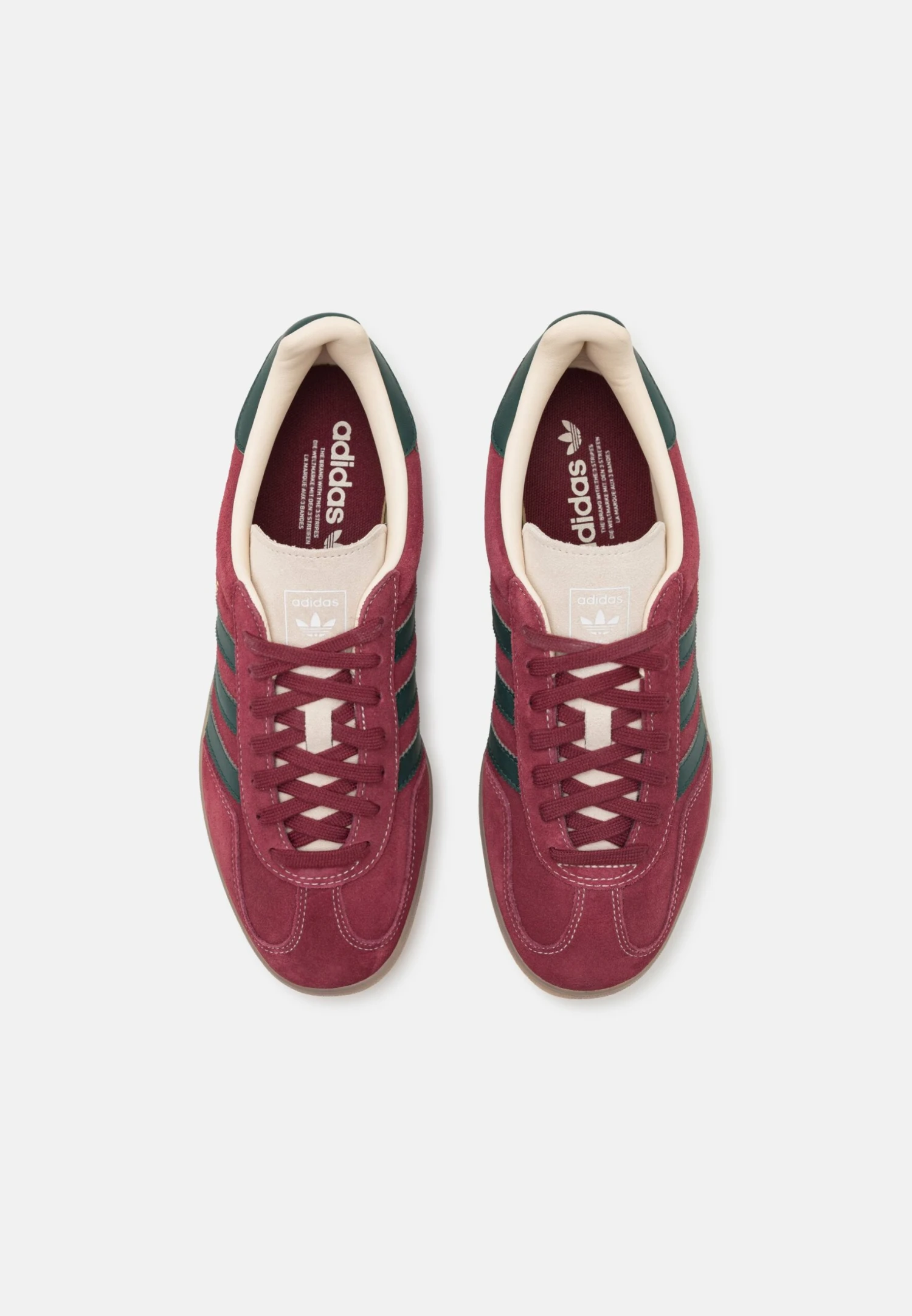Adidas Originals GAZELLE INDOOR UNISEX - Baskets Basses - Shadow Red/shadow Green/white 4 Adidas Originals GAZELLE INDOOR UNISEX - Baskets Basses - Shadow Red/shadow Green/white – Image 4