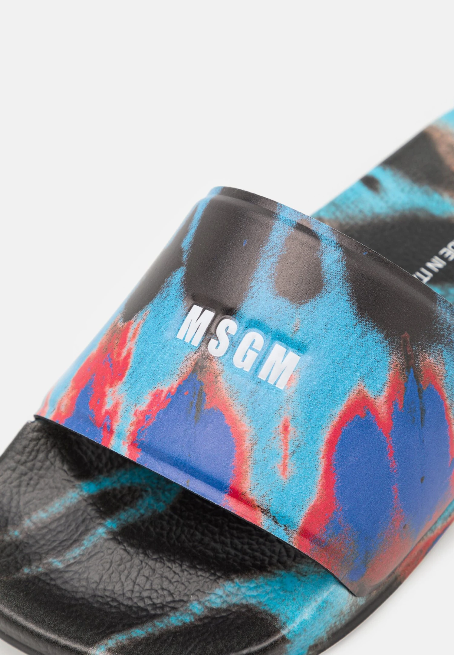 MSGM Mules - Black/Blue Tie Dye 7 MSGM Mules - Black/Blue Tie Dye – Image 7