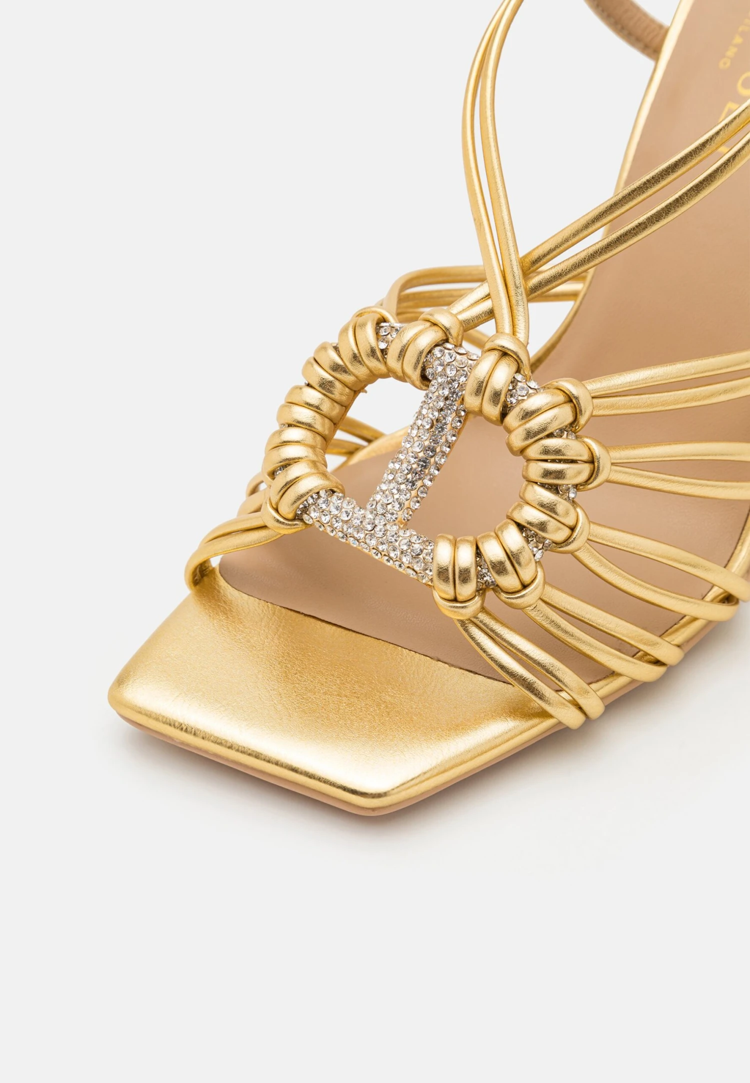 TWINSET Gabietta Oval - Sandales À Talons Hauts - Gold 6 TWINSET Gabietta Oval - Sandales À Talons Hauts - Gold – Image 6