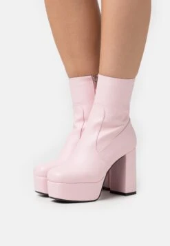 Lamoda Making Moves - Bottines À Talons Hauts - Pink