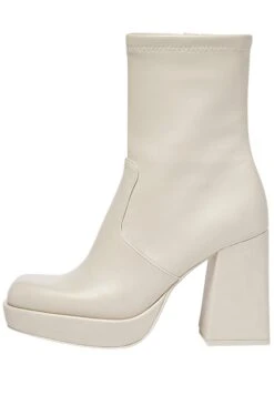 PULL & BEAR Bottines À Plateau - Nude
