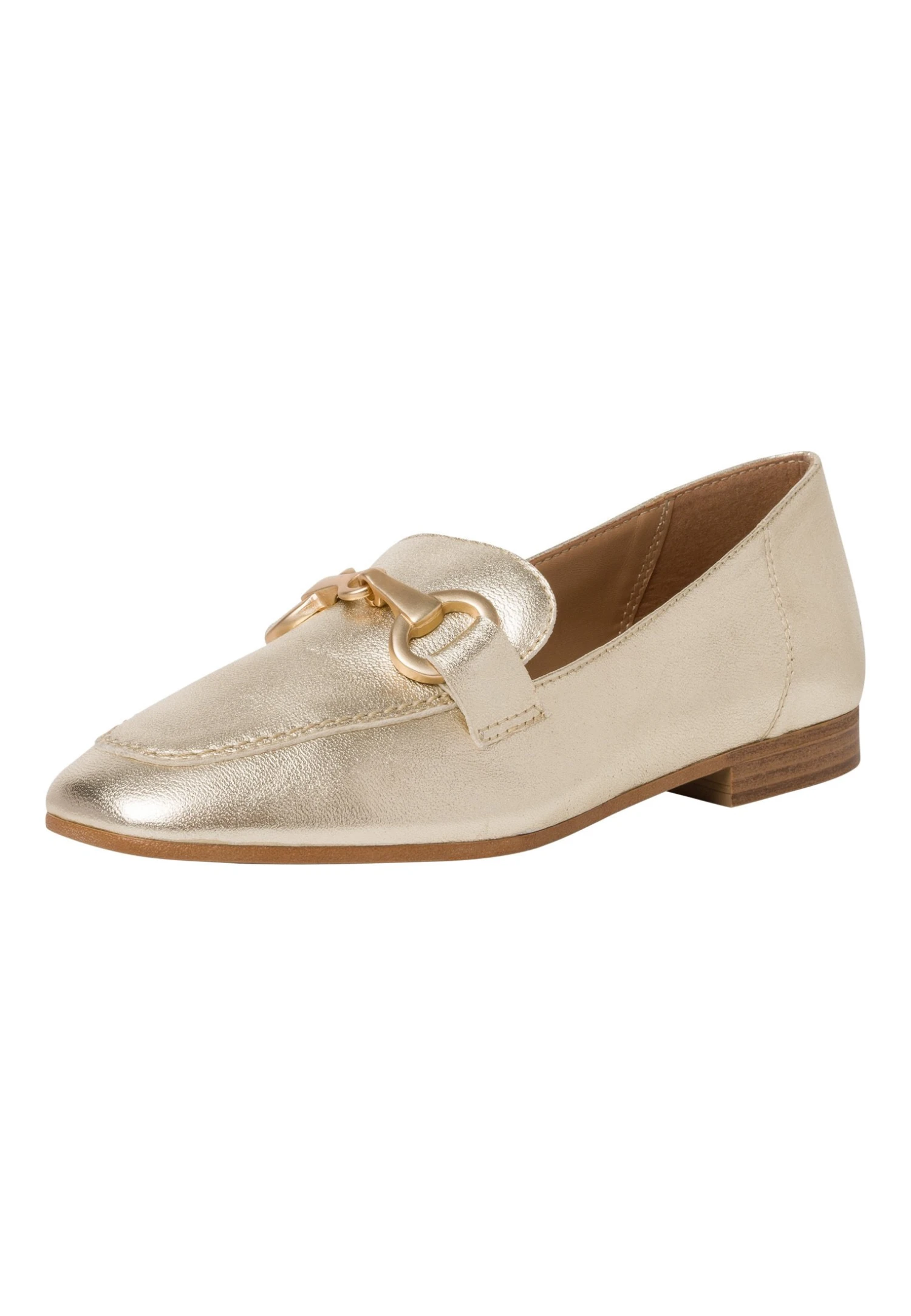 Tamaris Mocassins - Light Gold 2 Tamaris Mocassins - Light Gold – Image 2
