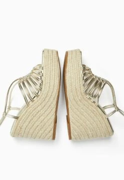 BERSHKA Sandales À Talons Hauts - Gold Coloured -Tamaris Boutique 7eed999850654f8a81e9688cd0be4b09