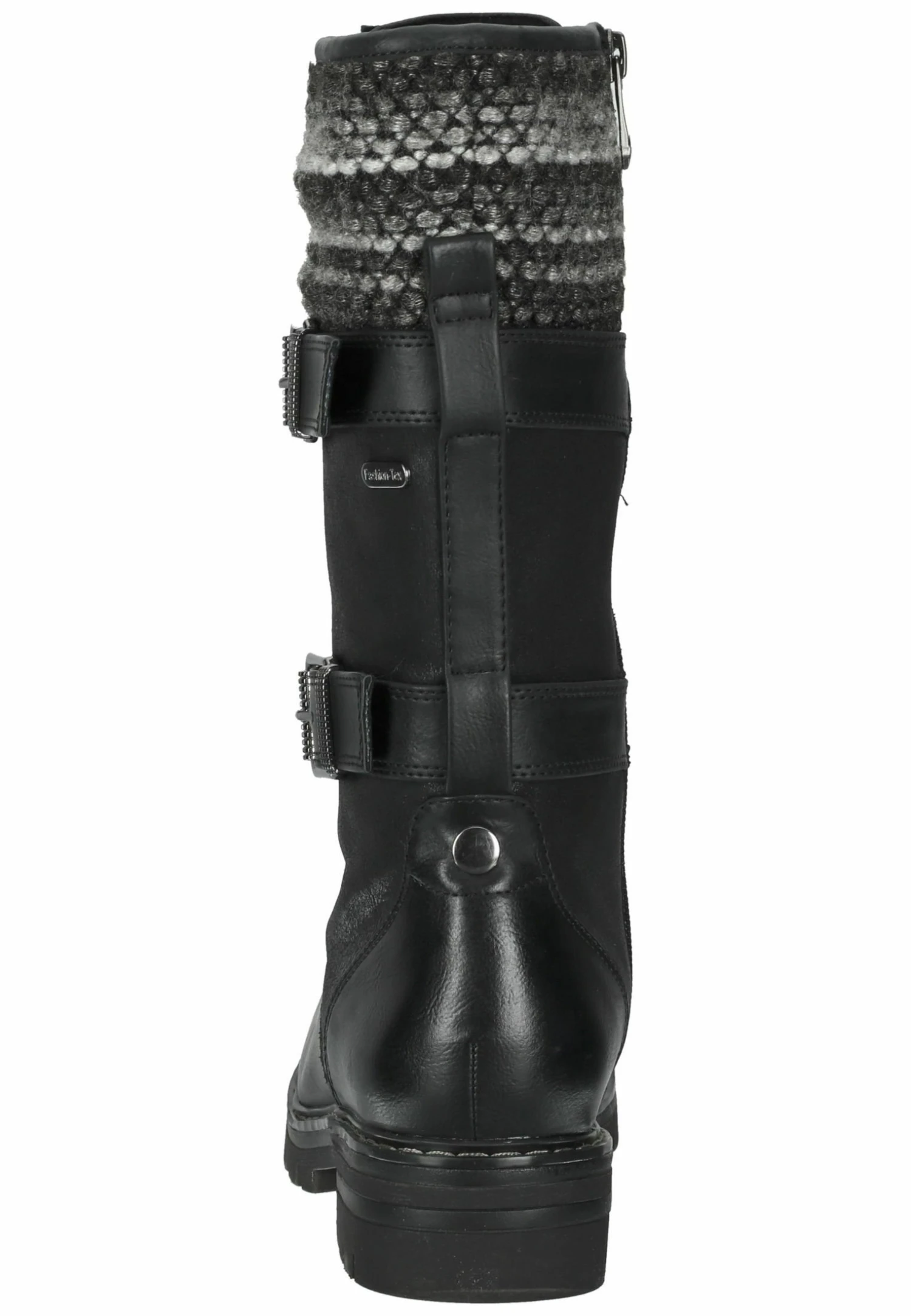 Marco Tozzi Bottes À Lacets - Black Comb 4 Marco Tozzi Bottes À Lacets - Black Comb – Image 4