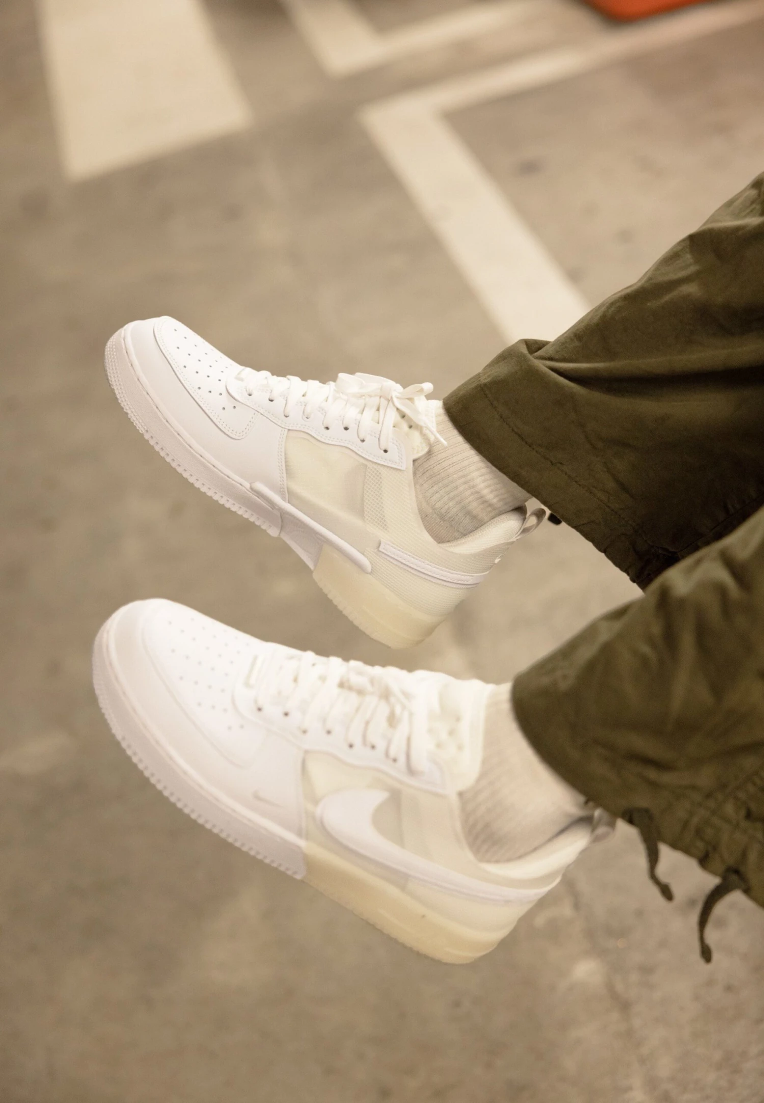 Nike Sportswear Air Force 1 React Unisex - Baskets Basses - White 2 Nike Sportswear Air Force 1 React Unisex - Baskets Basses - White – Image 2