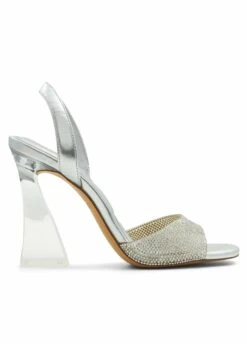Aldo Sling Back Gienna - Sandales À Talons Hauts - Silver -Tamaris Boutique 8b34636df47d45c6a43014ef2856e760