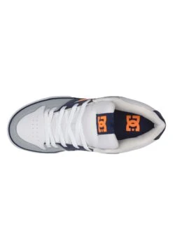 DC SHOES Pure Mid - Chaussures De Skate - Xwsn White Grey Orange -Tamaris Boutique 9171060efe70487da0050faaa0f224e0
