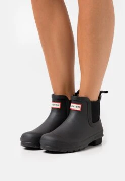 Hunter ORIGINAL Original Insulated Chelsea Vegan - Bottes En Caoutchouc - Black