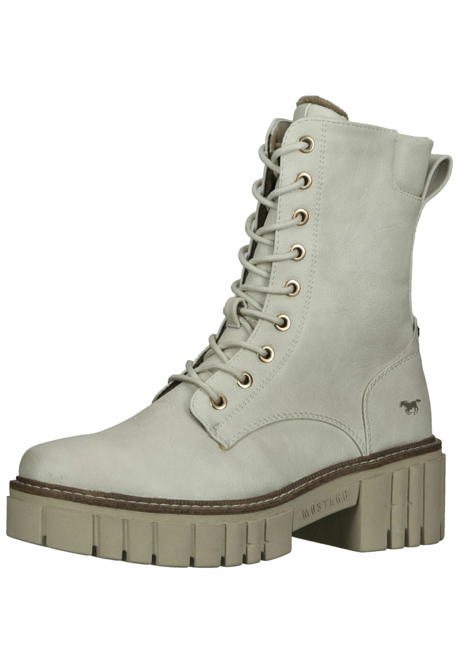 Mustang Bottines À Plateau - Ice 2 Mustang Bottines À Plateau - Ice – Image 2