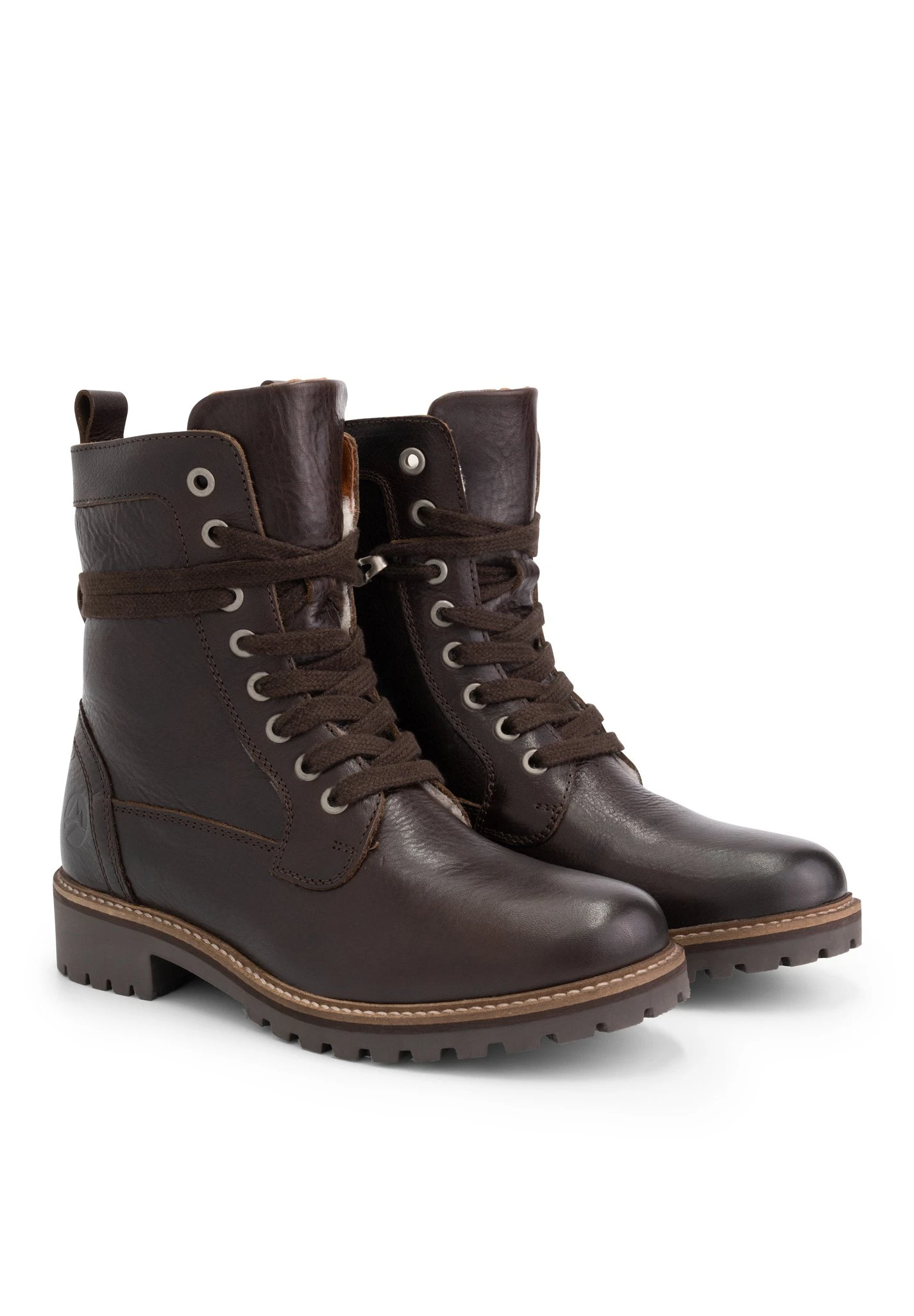 Bottes À Lacets - Dark Brown 7 Bottes À Lacets - Dark Brown – Image 7