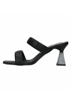 Mit Trichterabsatz - Mules À Talons - Black