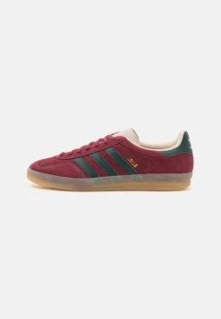 Adidas Originals GAZELLE INDOOR UNISEX - Baskets Basses - Shadow Red/shadow Green/white