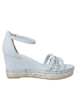 Marco Tozzi By Guido Maria Kretschmer - Sandales Compensées - Lt Blue -Tamaris Boutique 9a95836d9f914ff5aa370614fdd62ac8