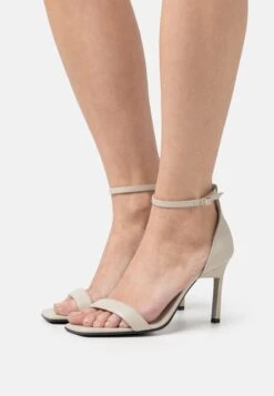 Calvin Klein Geo - Sandales À Talons Hauts - Feather Gray