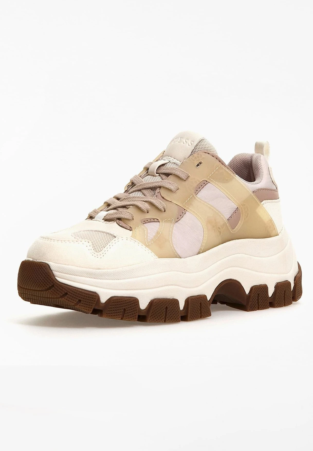 Guess Brayjen Einsätze Mit Logo - Baskets Basses - Beige 2 Guess Brayjen Einsätze Mit Logo - Baskets Basses - Beige – Image 2